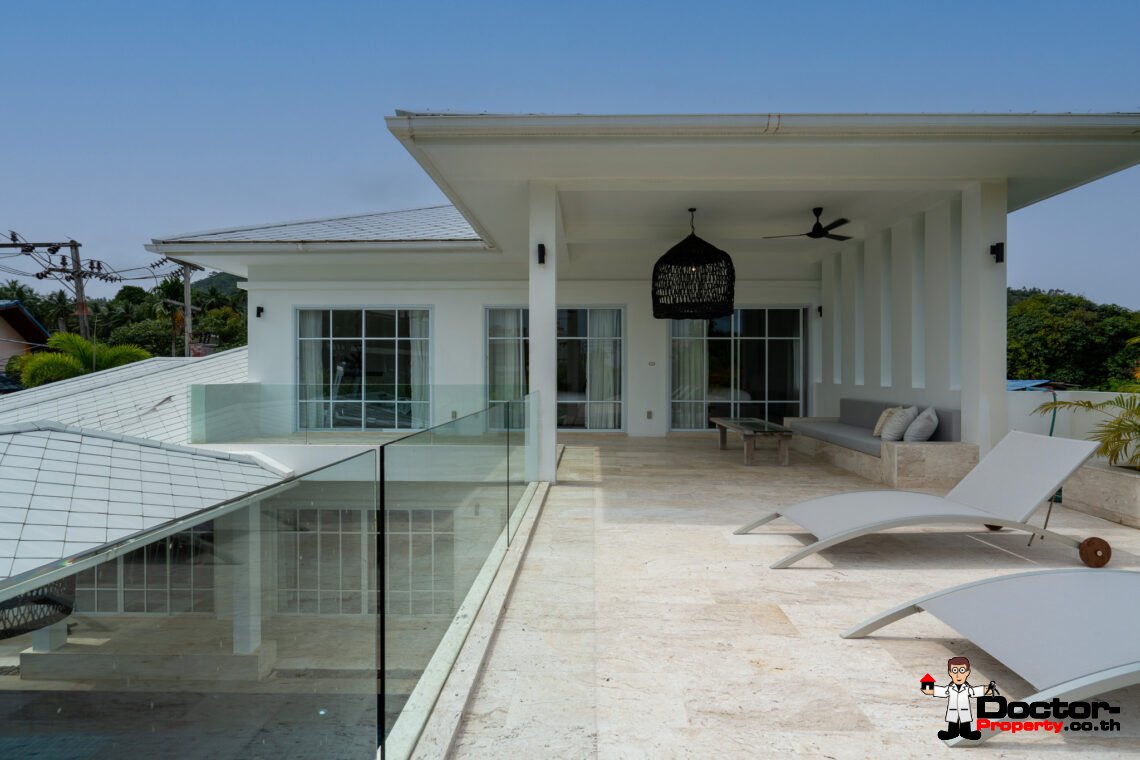 Elegant 6 Bedroom Pool Villa in Lamai, Koh Samui – For Sale